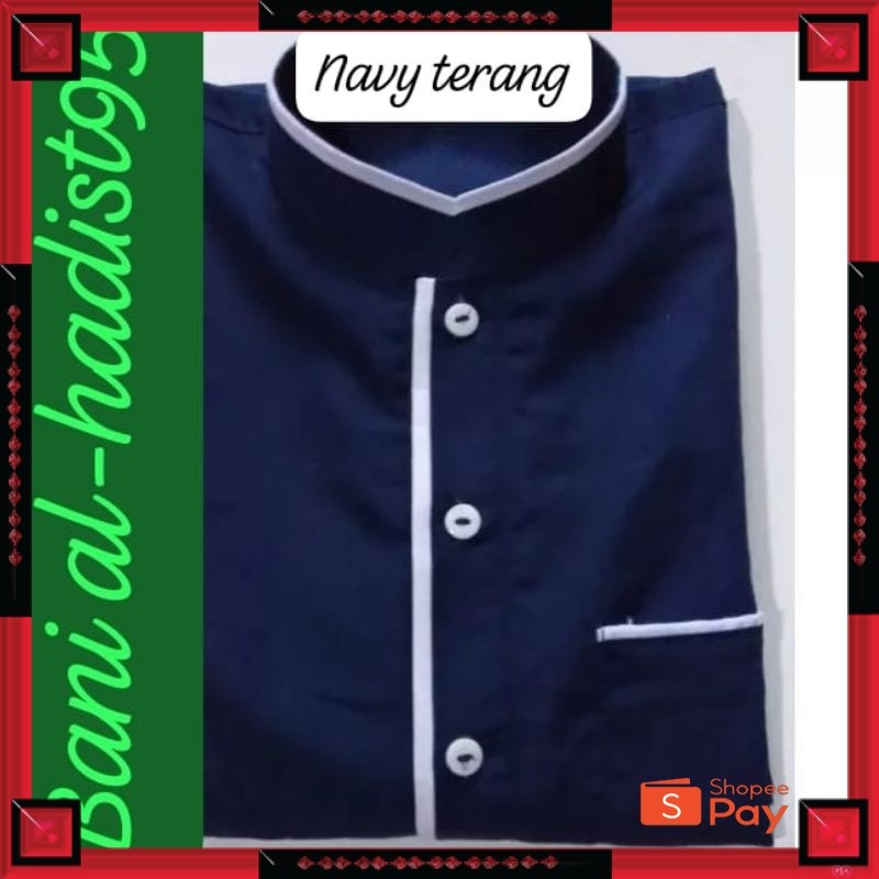 [PREMIUM ORIGINAL] Baju Jubah Gamis Pria Dewasa Variasi/polos Warna hitam Tangan Panjan Non Manset