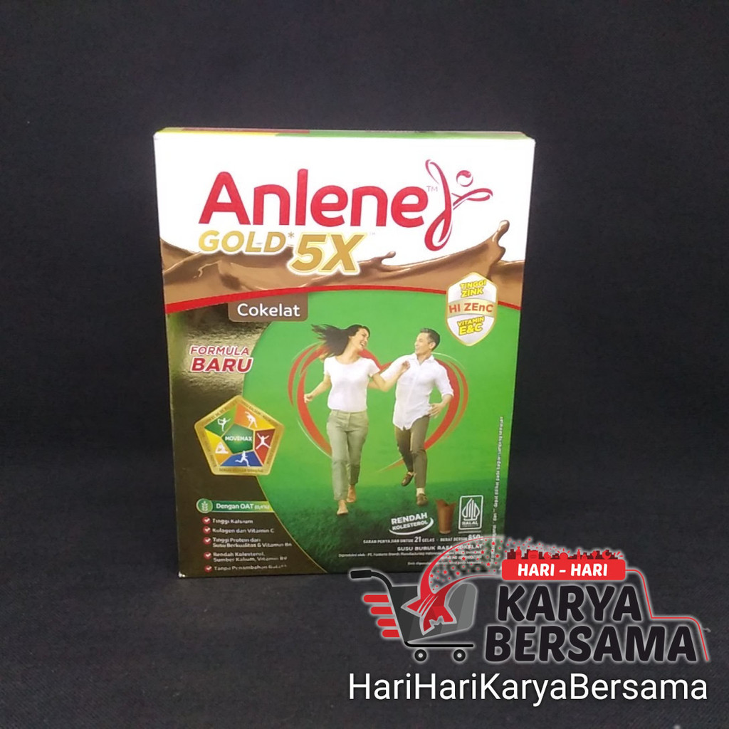 

MINUMAN SUSU BUBUK ANLENE GOLD 5X COKELAT 850GR