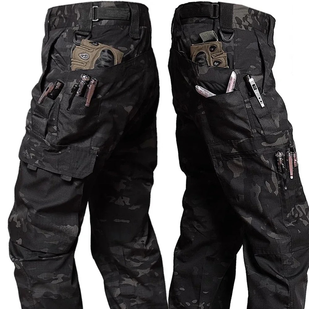 Tactical Pants Men Waterproof Waterproof pants men Combat Trousers Outdoor Multi-pocket Wear-resista