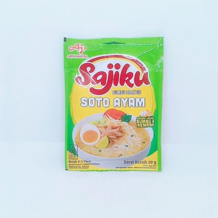 

New Item (S) SAJIKU BUMBU SOTO AYAM 20G