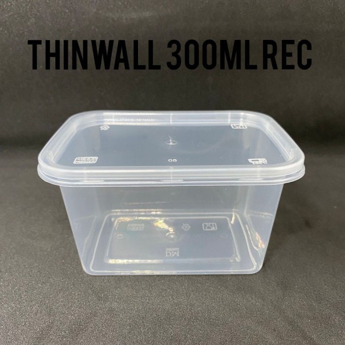 

New Item THINWALL RECTANGLE 300ML