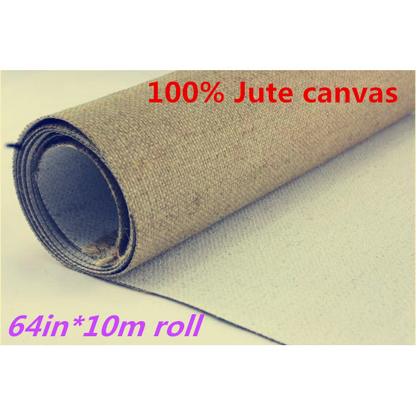 

64in*10m canvas roll 100% jute primed canvas artist blank roll with top quality 950g