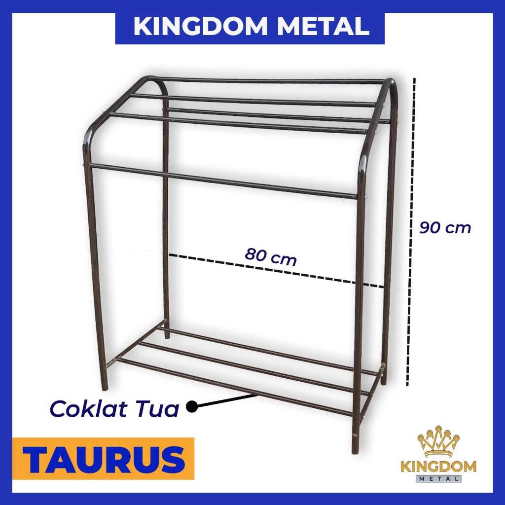 XLOTFASHOP JEMURAN HANDUK KECIL ALUMUNIUM TEMPAT PENGERING HANDUK TAURUS ARIES