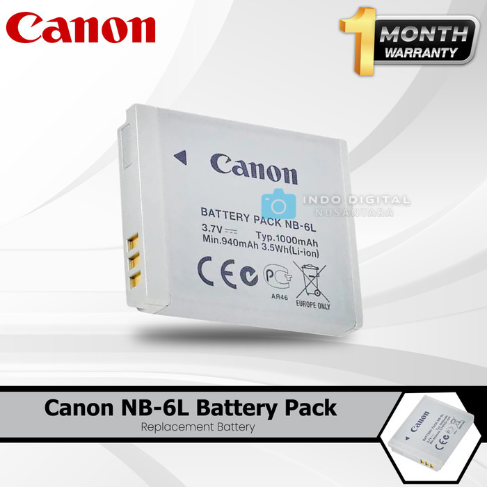 BATERAI CANON NB-6L Original By Mechatronik Indo