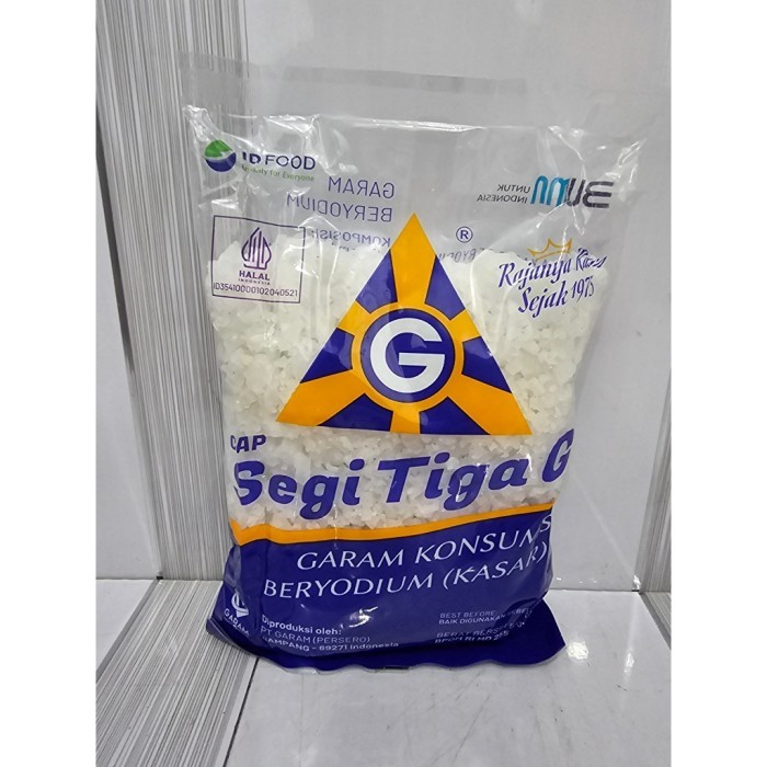 

NEW ITEM GARAM SEGITIGA KASAR 500G BAHAN MASAK