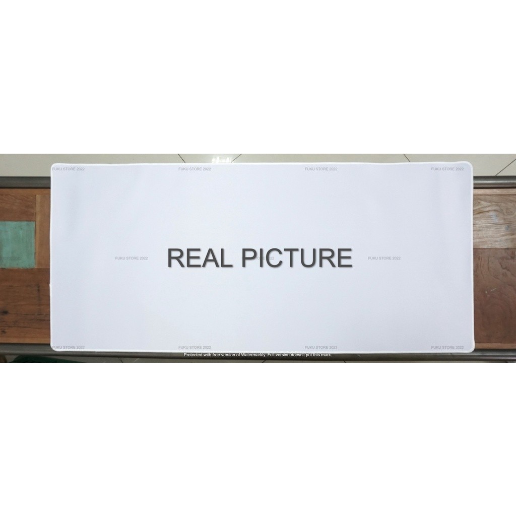 MOUSEPAD GAMING PUTIH / WHITE BLANK XL PREMIUM