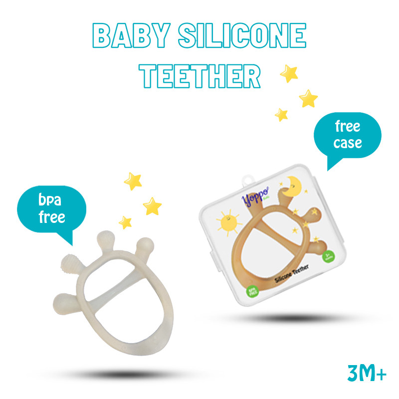 Yoppo Baby Teether BPA Free
