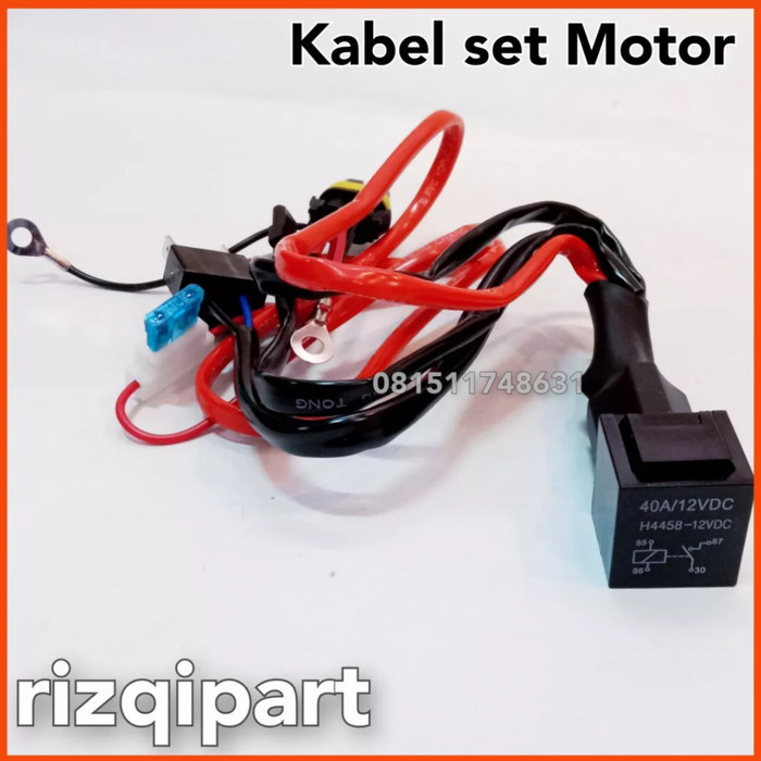 Kabel Relay Set Projie Biled HID Mobil Motor H4 VAHiD - Motor Vahid