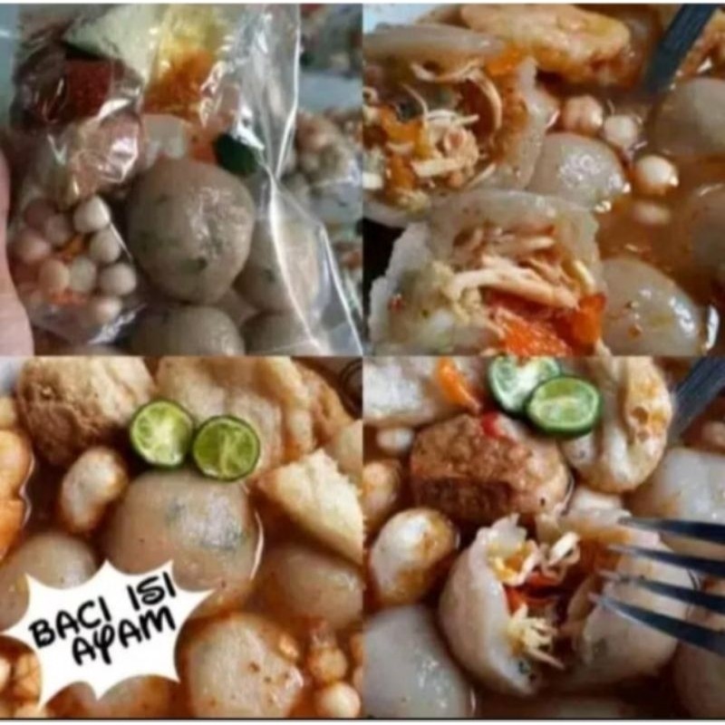 

Baso Aci Ayam Suwir Jumbo Extra Pedas Gurih Plus Kuetiau Komplit Instan Khas ONAH Dari Garut Lezat