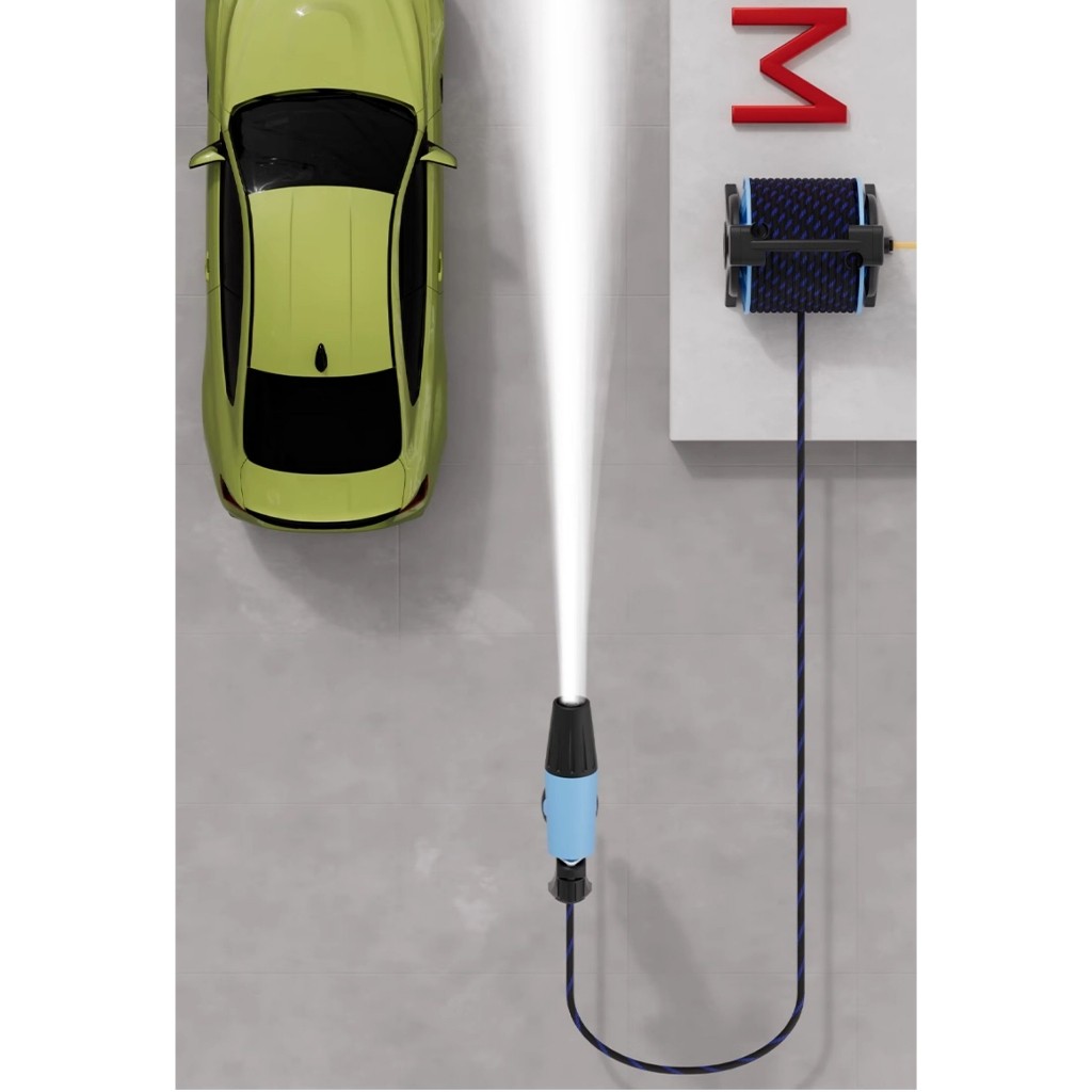 Liceriashop17 Mesin Pencuci Mobil Dengan Semprotan Air Bertekanan Tinggi Selang Fleksibel, Dan Alat