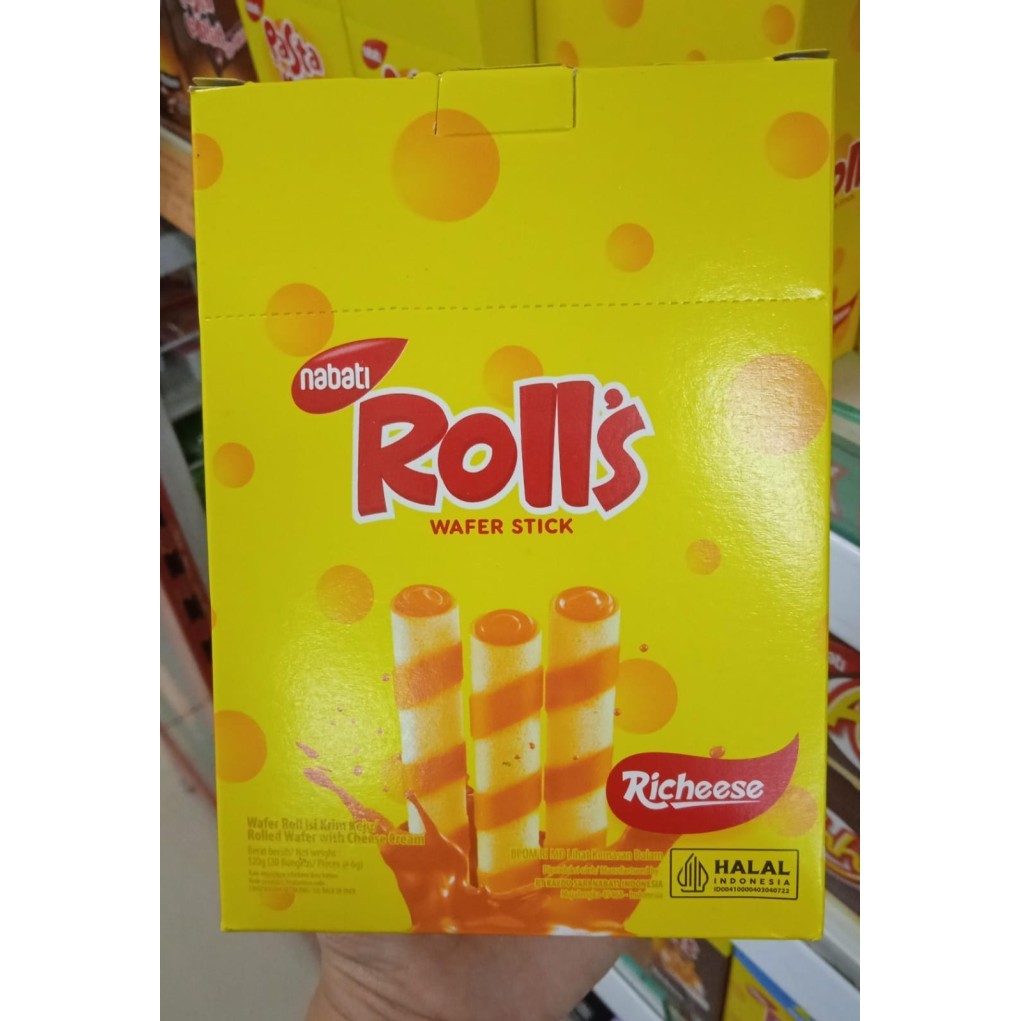 

NABATI RICHEESE ROLL S KEJU/20S