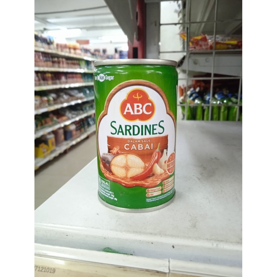 

ABC Sardines Chili 155gram