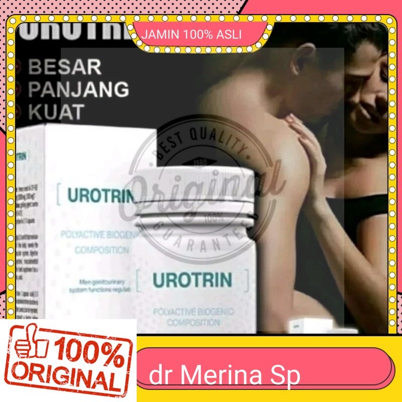 100% ASLI UROTRIN Obat Herbal Alami Asli Original Telah Lulus Uji BPOM