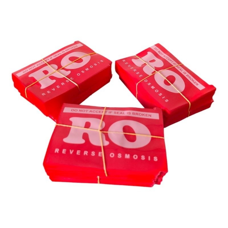 Segel Galon RO Merah Tulisan Putih 1000 Pcs