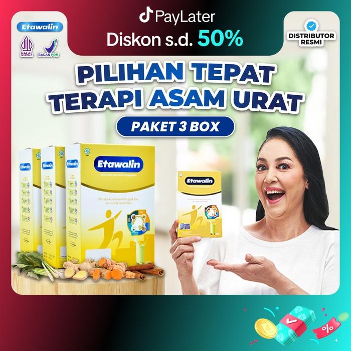 

[[Promo]]BEST SELLER Etawalin Official Original 3 Box Susu Bubuk Kambing Etawa Bantu Masalah Nyeri Sendi Asam Urat & Pegal Linu Halal MUI bisa COD