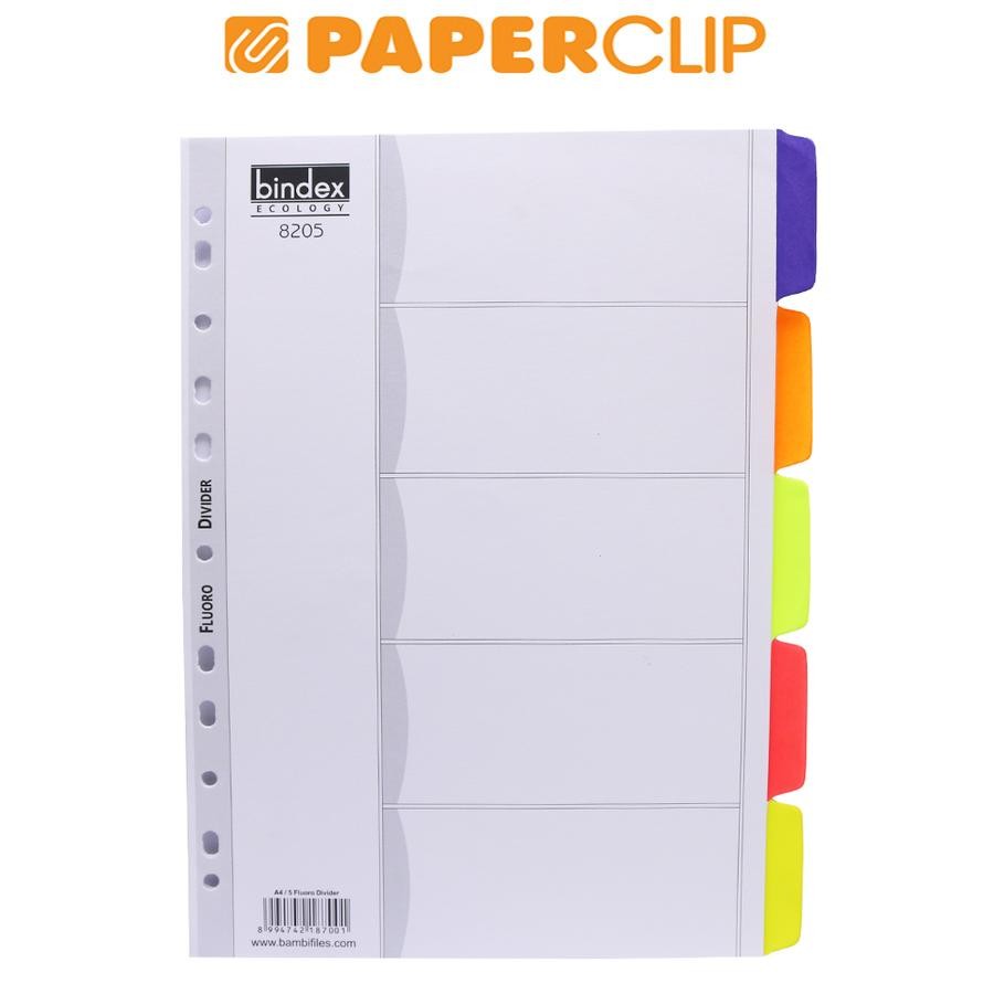 

PEMBATAS / DEVIDER / INDEX BINDEX BAMBI FLUORO 8205 A4 5C