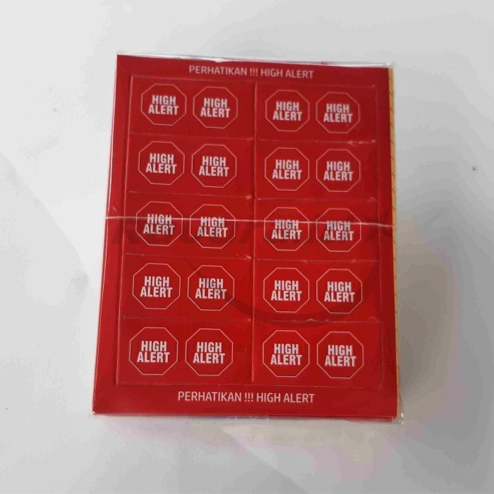 

Stiker Penanda High Alert