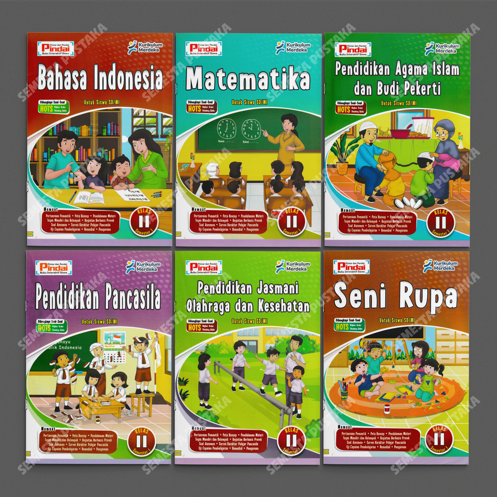 LKS Pindai Kelas 2 SD Semester 1 Kurikulum Merdeka