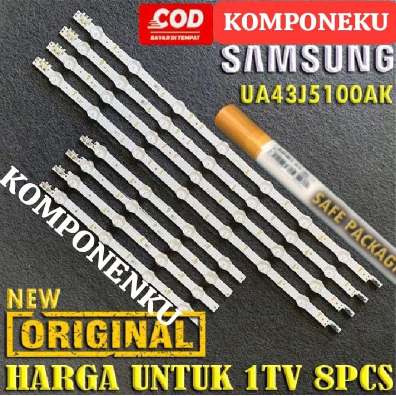 BACKLIGHT TV LED SAMSUNG 43 INCH UA43J5100AK UA 43J5100AK 43J UA43J BL LAMPU PENERANGAN