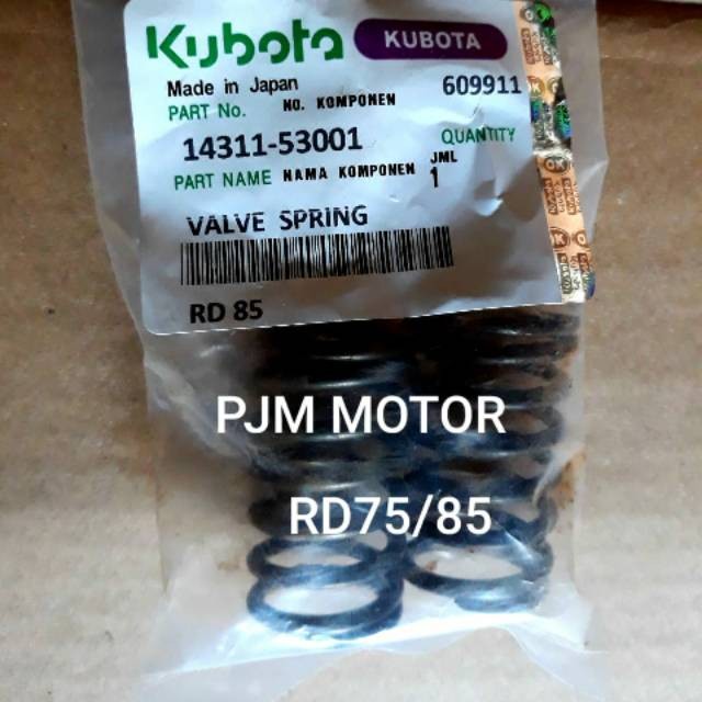 

VALVE SPRING PER KLEP VALVE MESIN DIESEL RD 75 RD 85 KUBOTA amplas