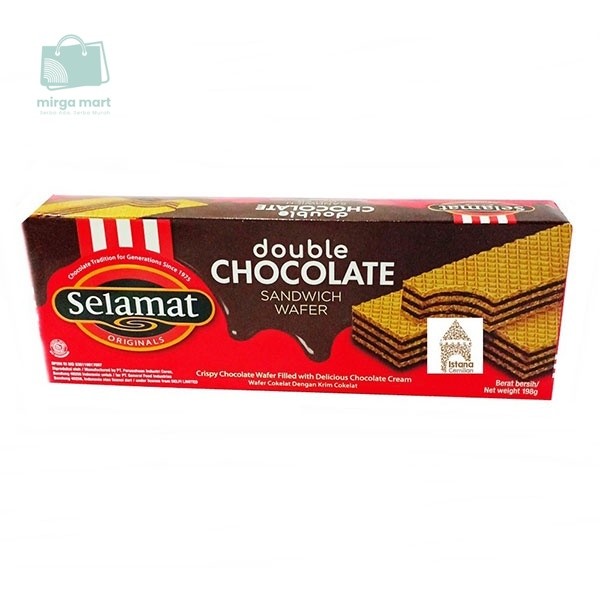 

SELAMAT WAFER DOUBLE CHOCOLATE 145 GR
