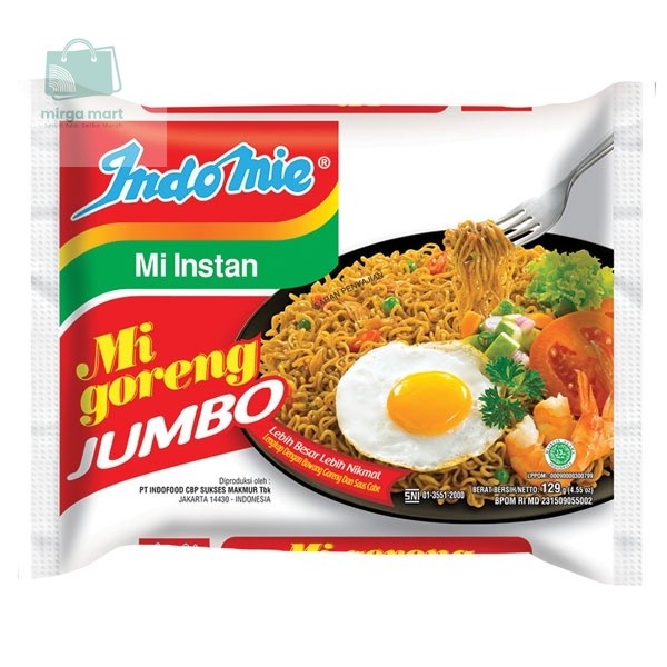 

Indomie Mie Jumbo Goreng Special 126 Gr