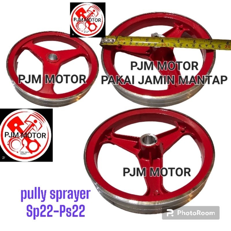 

Pulley pully poli mesin power sprayer doorsmeer pompa steam stim sp20 ps20 20cc 22cc amplas