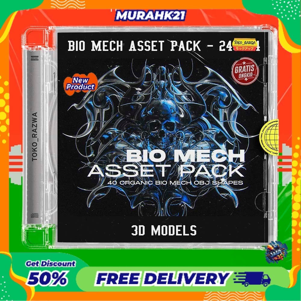 Blender - 3ds Max - Substance - Maya - ZBrush - Bio Mech Asset Pack - 240624 NEW 3D MODEL