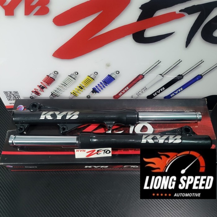 FRONT SHOCK ALL HONDA MATIC VARIO 110 125 150 160 SHOCKBREAKER DEPAN KYB ZETO 5011 - Hitam