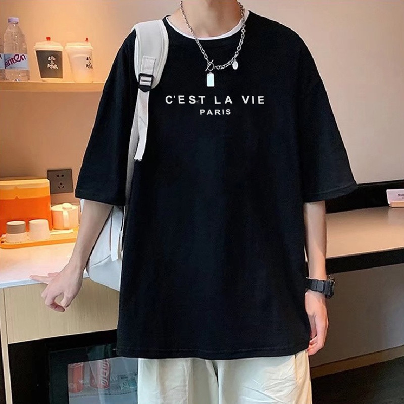 ORI ONE Kaos BIGSIZE (size S - 5XL) Japan Korean Style Harajuku C'EST LA VIE Jepang Oversize Korean 
