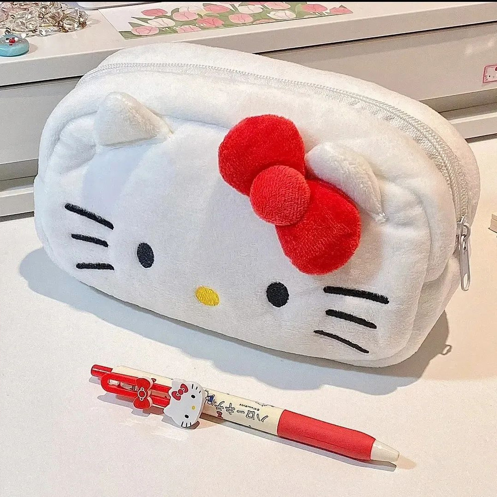 

Sanrio domba mewah pensil piano gadis lucu tas alat tulis kartun berkapasitas besar tas kosmetik bernilai tinggi H258