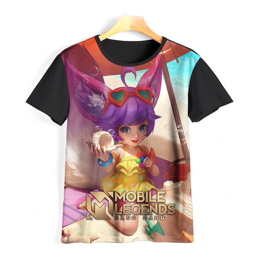 Kaos Mobile Legends Keren dan Adem | Kaos Nana Mobile Legends Anak & Dewasa | 25SML Skin Mobile Lege