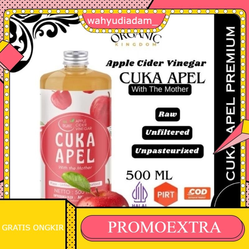 

cuka apel organic apple cider vinegar keto diet detox pelangsing penurun berat badan 500ml