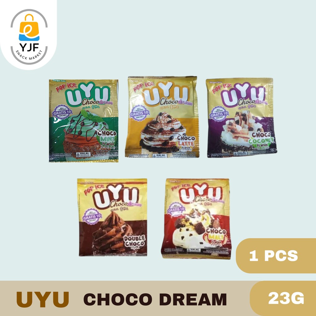

Pop Ice Uyu Choco Dream / Malt / Mint / Double Choco / Coconut / Latte 1PCS