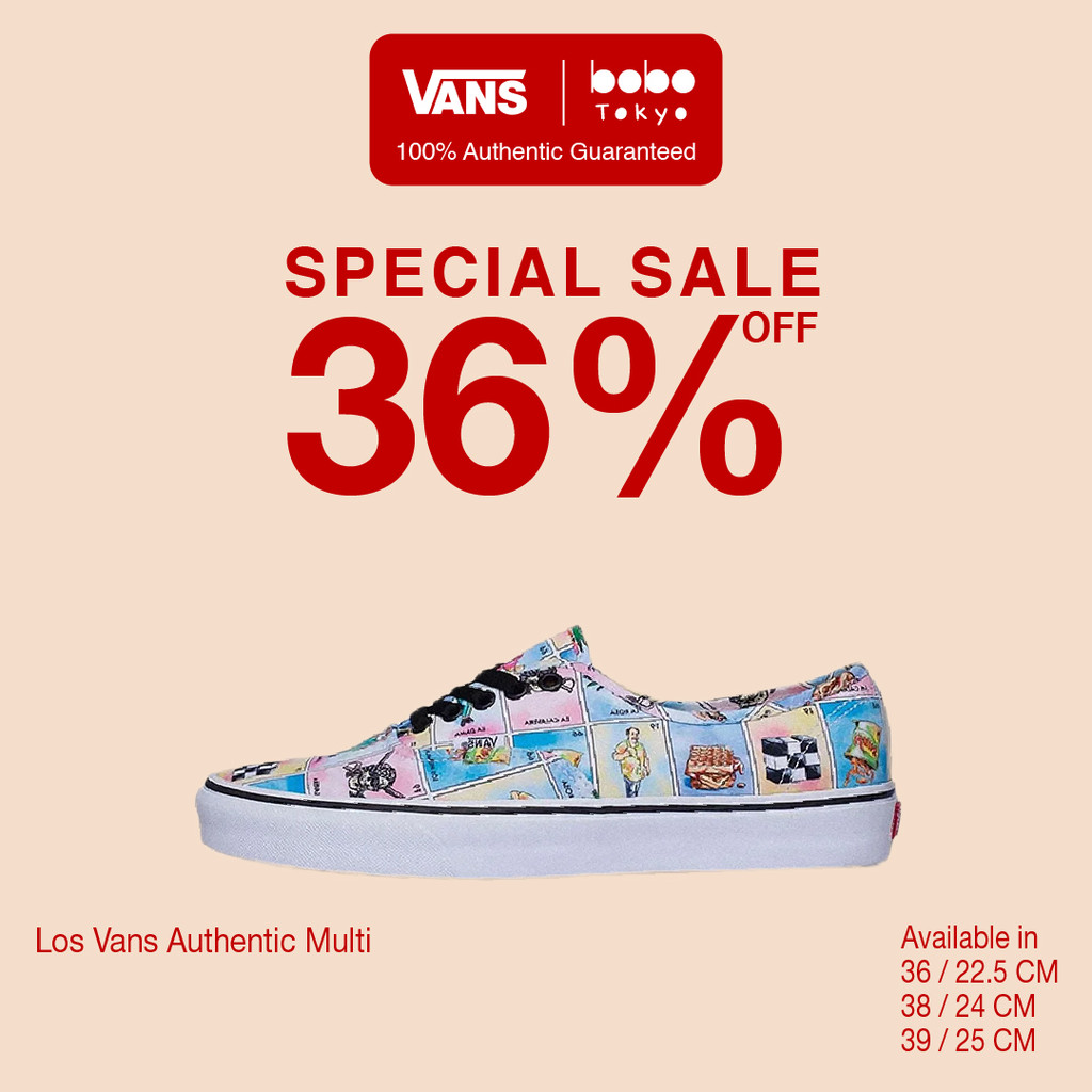 Sepatu VANS ORIGINAL -  Los Vans Authentic Multi