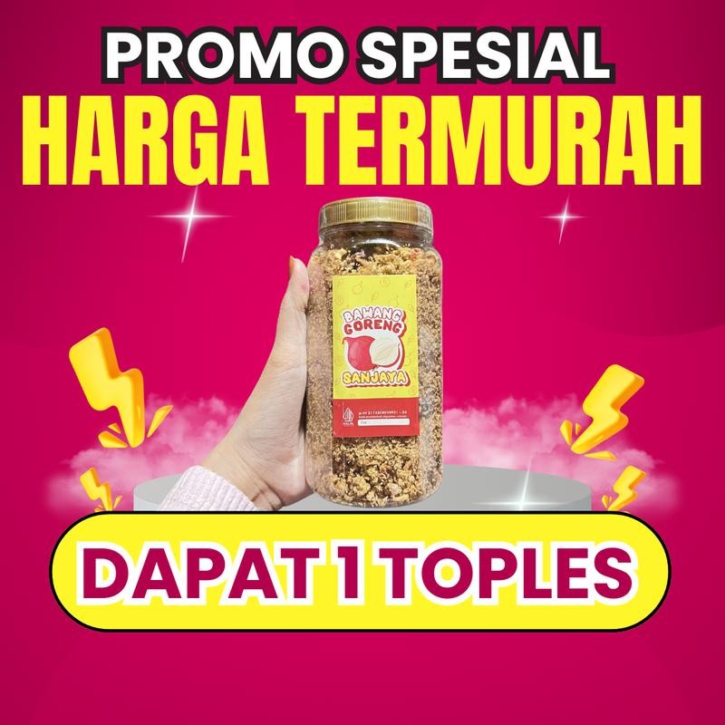 

DAPAT 1 BOTOL BAWANG MERAH GORENG ASLI TANPA CAMPURAN BAHAN Msg bawang goreng Spices Rempah bawanggoreng