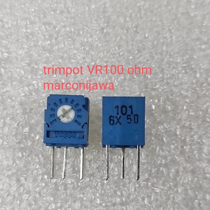 HC99 trimpot VR101=100 ohm trimer trim depan