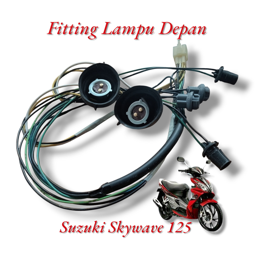 KABEL PITING LAMPU DEPAN SUZUKI SKYWAVE 125 AOKET PITING LAMPU SKYWAVE 125