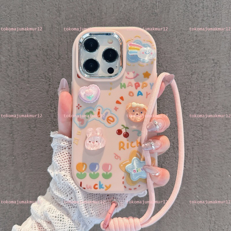 ❤Kartun Casesing HP Untuk iPhone 15 14 13 12 11 Pro max  XS MAX X XR 8PLUS 7PLUS Silikon Lembut Anti