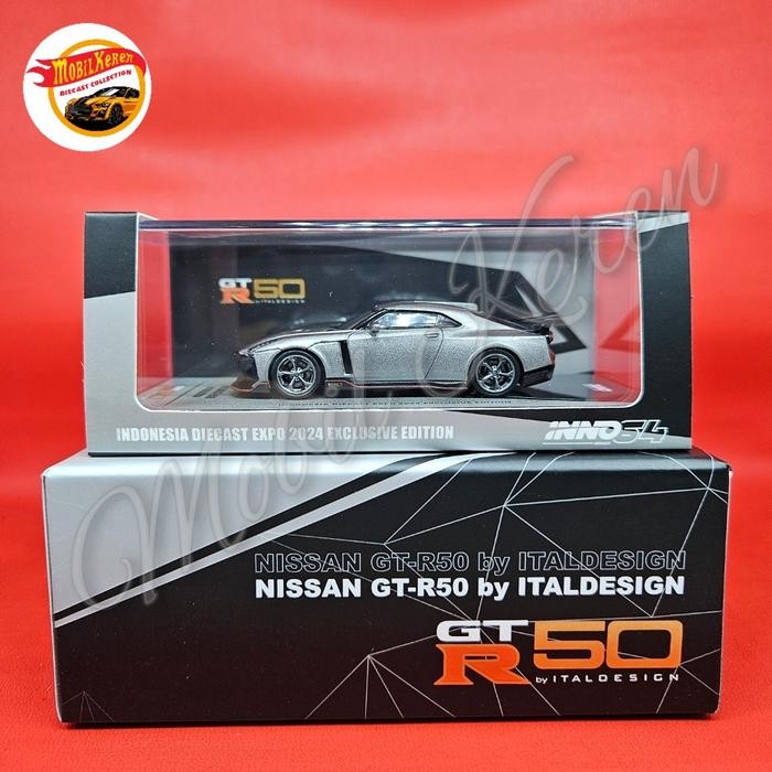 Pee99 Diecast Inno 64 2024 Indonesia Diecast Expo IDE 11 Exclusive edition Nissan GT-R50 by Italdesi