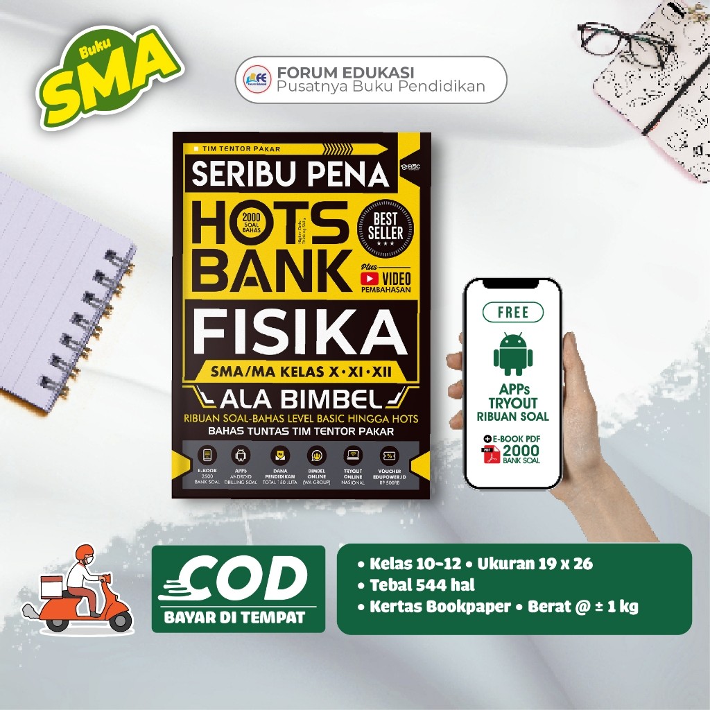 Buku SMA Seribu Pena Hots Bank Fisika Sma Ma Kelas X, Xi, Xii