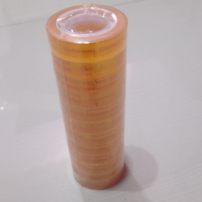 

Isolasi Selotip Stationery Tape 12mm x 20 Y SLOP (12 PCS) HARMONY