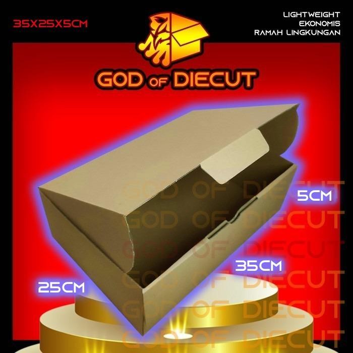 

KARDUS DIECUT 35x25x5 CM - Karton Kotak Packaging Box Pizza packing