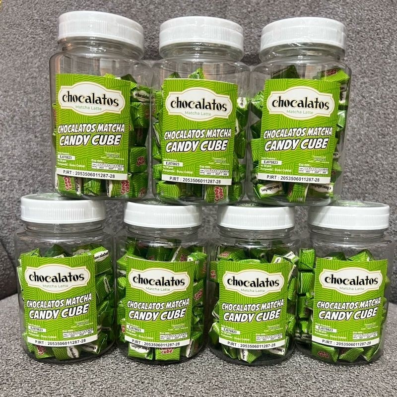 

CHOCALATOS MATCHA CANDY CUBE ISI 60 PCS