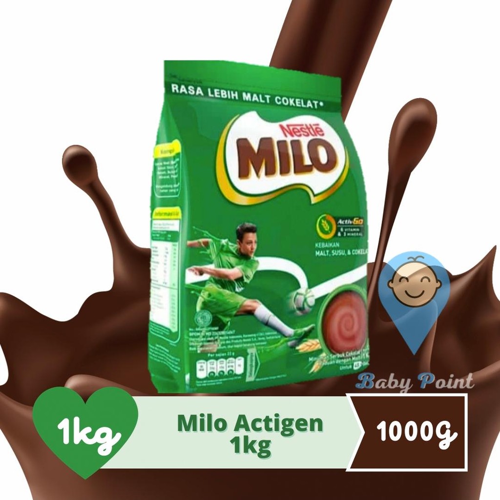 

SUSU MILO ACTIGEN POUCH 1kg COKLAT LEBIH BERASA SUSU ENERGI BUKAN 3IN1