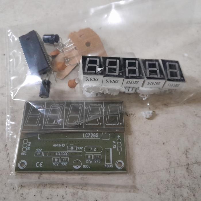 Part Kit Frequency Frekuensi Counter FM Display LC7265 LC 7265 SANYO Electrical Equipment