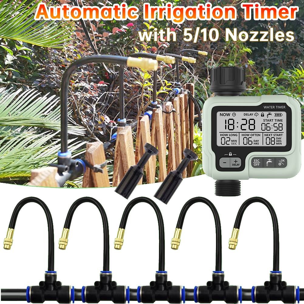 Gardening Automatic Water Timer Digital Irrigation Machine Intelligent Irrigation System Water Sprin