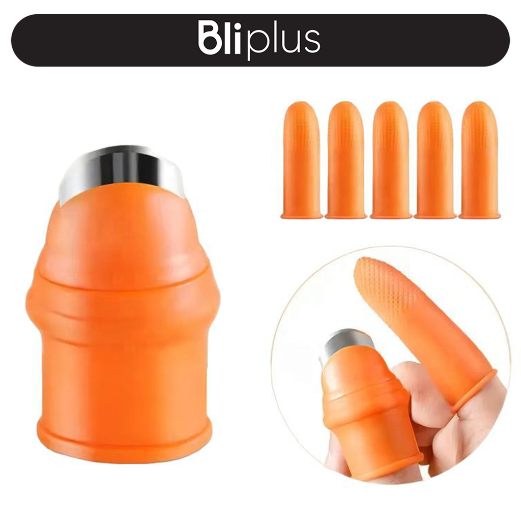 Sarung Jari Jempol Silikon Cover Pisau Sarung Jempol Pemotong Sayur HM1047