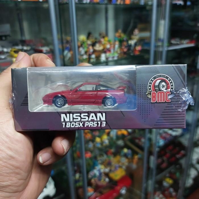 LP2155 BMC Skala 64 Nissan 180SX Merah ( Extra Full Modif Spoiler,Tire,Lamp)