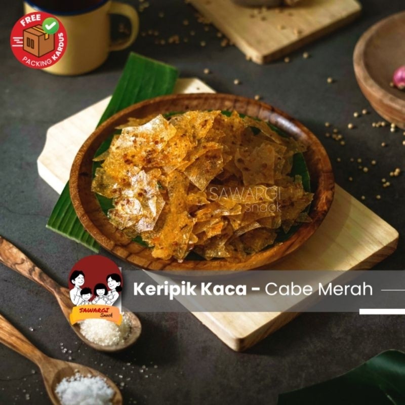 

JAMIN MURAH !!!SAWARGI Snack - Keripik Kaca 500 gram(BISA LANGSUNG ORDER)